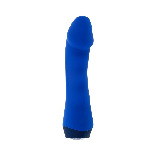 Vibrador Selopa Banger Recargable de Silicona Azul - Sensaciones Profundas