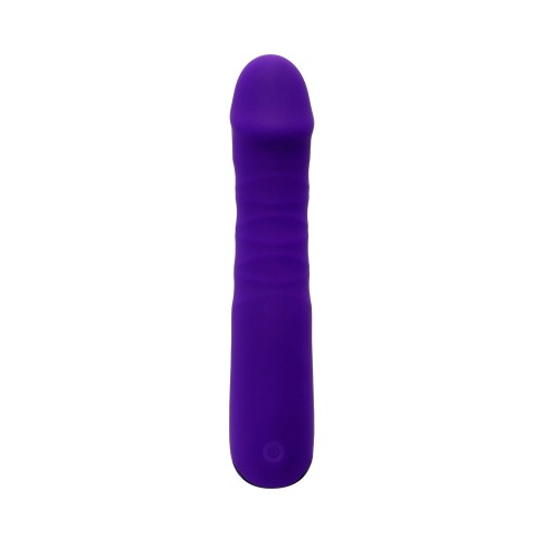 Selopa Ambition Rechargeable Thrusting Vibrator Silicone Purple