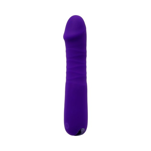 Selopa Ambition Rechargeable Thrusting Vibrator Silicone Purple