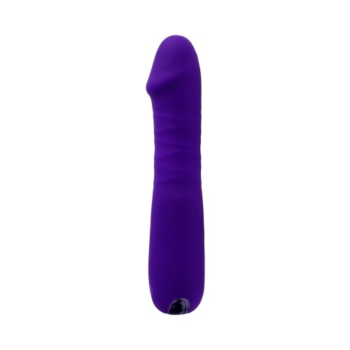 Selopa Ambition Rechargeable Thrusting Vibrator Silicone Purple