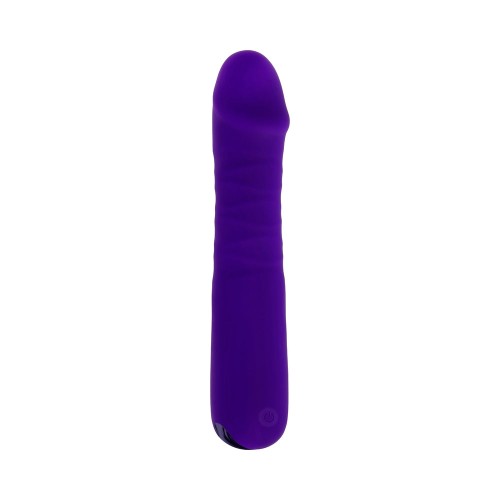 Selopa Ambition Rechargeable Thrusting Vibrator Silicone Purple