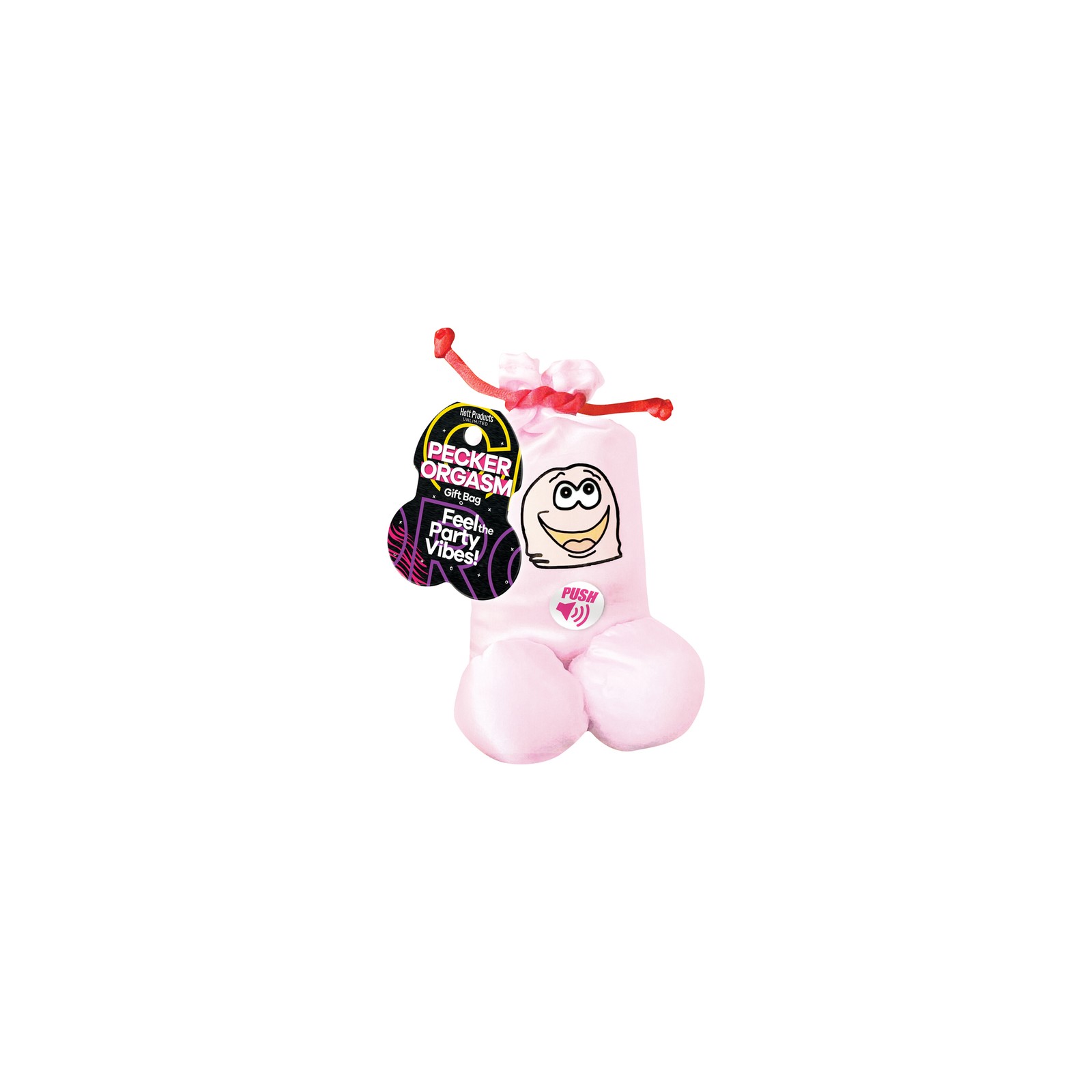 Pecker Orgasm Gift Bag Pink - Fun and Humor for Intimacy