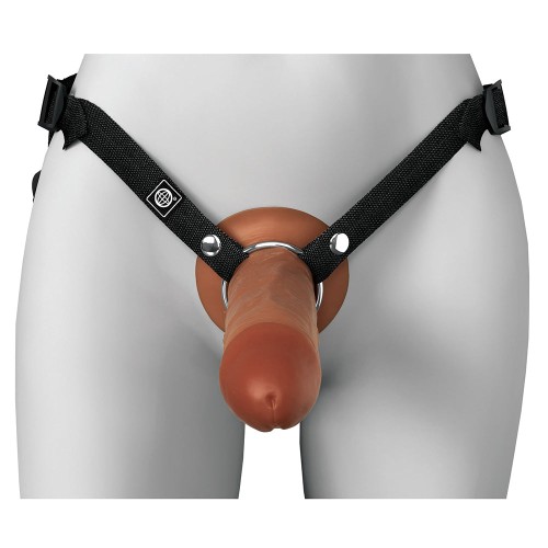 Fantasy X-Tensions Elite Hollow Silicone Strap-On 8 in.