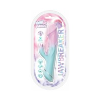 Vibrador de Silicona Cotton Candy con Estimulador