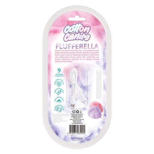 Cotton Candy Flufferella Vibrator with 9 Frequencies