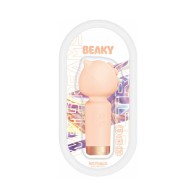 Wet Dreams Beaky Horned Mini Vibe Multi-Speed Silicone Peach