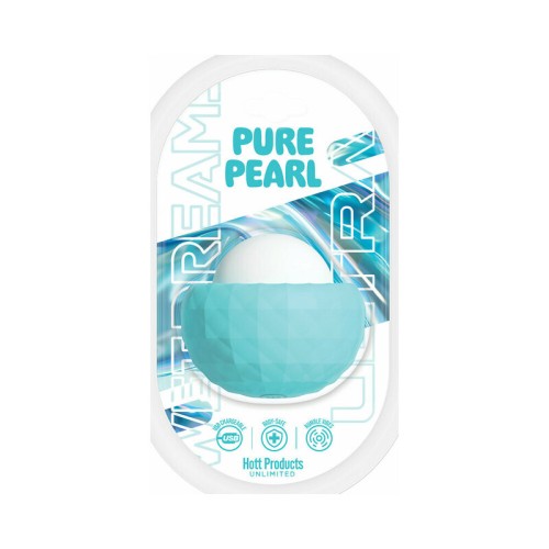 Wet Dreams Pure Pearl Mini Vibe Massager Multi-Speed Silicone Aqua