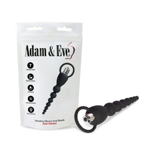 Adam & Eve Vibrating Silicone Anal Beads