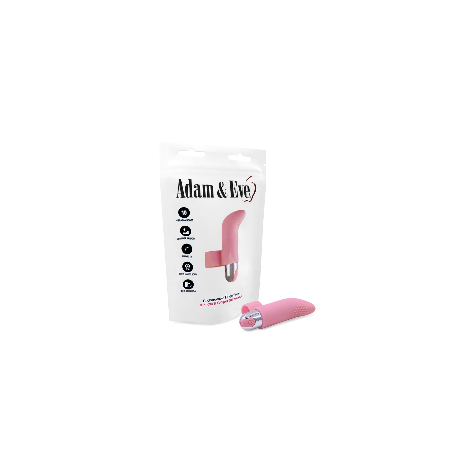 Silicone Rechargeable Finger Vibe for Enhanced Pleasure