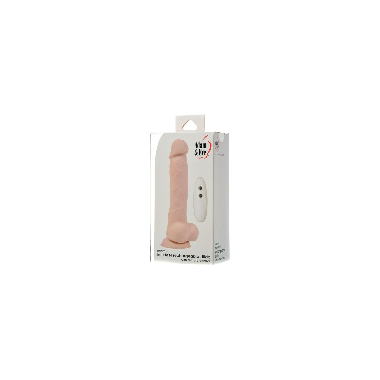 Adam Eve True Feel Rechargeable Dildo with Remote