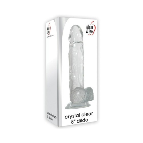 Dildo Claro Adam & Eve 8" para Placer Realista