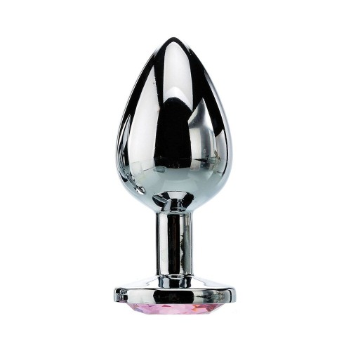 Adam & Eve Large Pink Gem Anal Plug