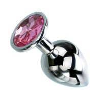 Adam & Eve Large Pink Gem Anal Plug