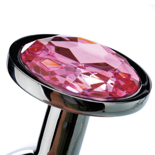 Adam & Eve Large Pink Gem Anal Plug