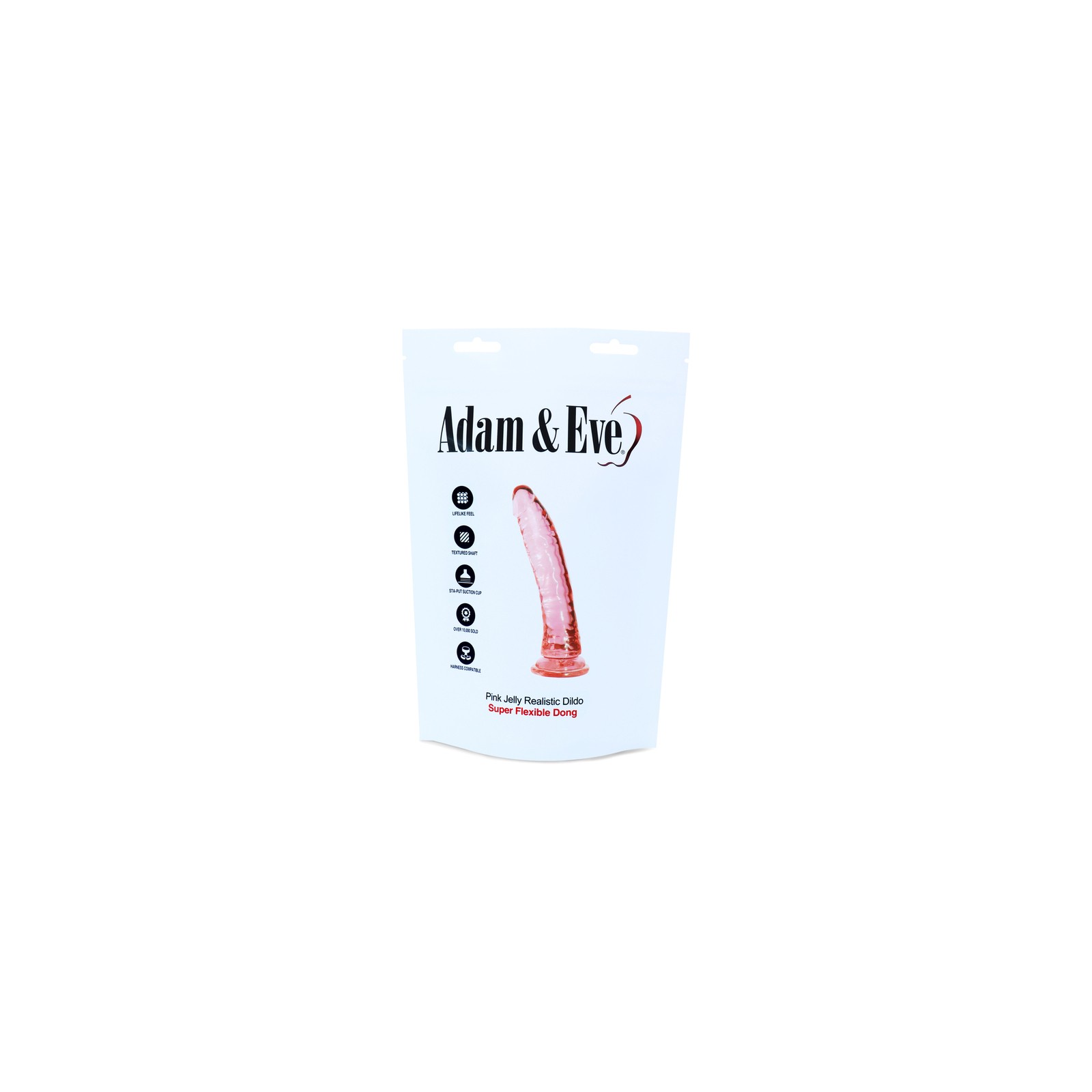 Adam & Eve Pink Jelly Realistic Dildo - Sensational Pleasure Awaits