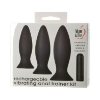 Adam & Eve Rechargeable Vibrating Anal Plug Trainer Kit