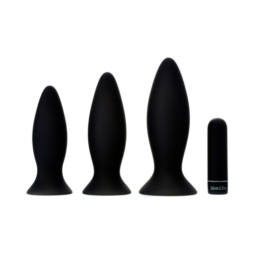 Adam & Eve Rechargeable Vibrating Anal Plug Trainer Kit