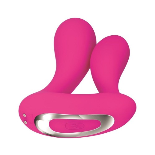 Vibrador de Doble Entrada Adam & Eve con Control Remoto - Doble Placer