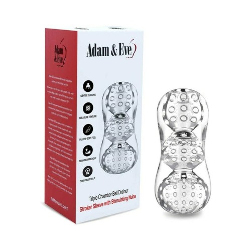 Explore Adam & Eve Triple Chamber Ball Drainer for Unique Sensation