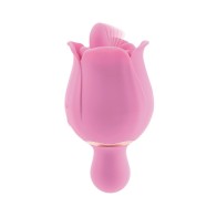 Vibrador Rosa Eve's con Lengüeta Flicking