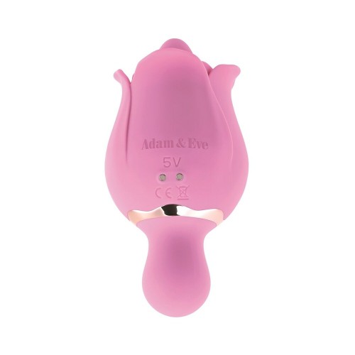 Vibrador Rosa Eve's con Lengüeta Flicking