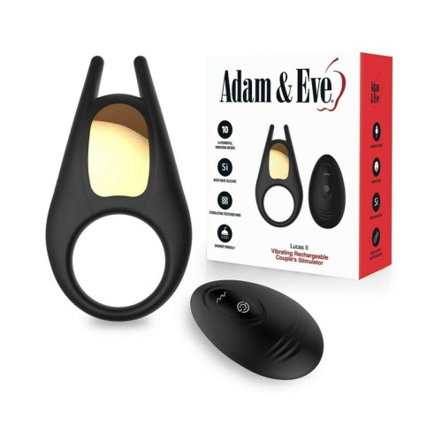 Adam & Eve Lucas II Estimulador Recargable para Parejas