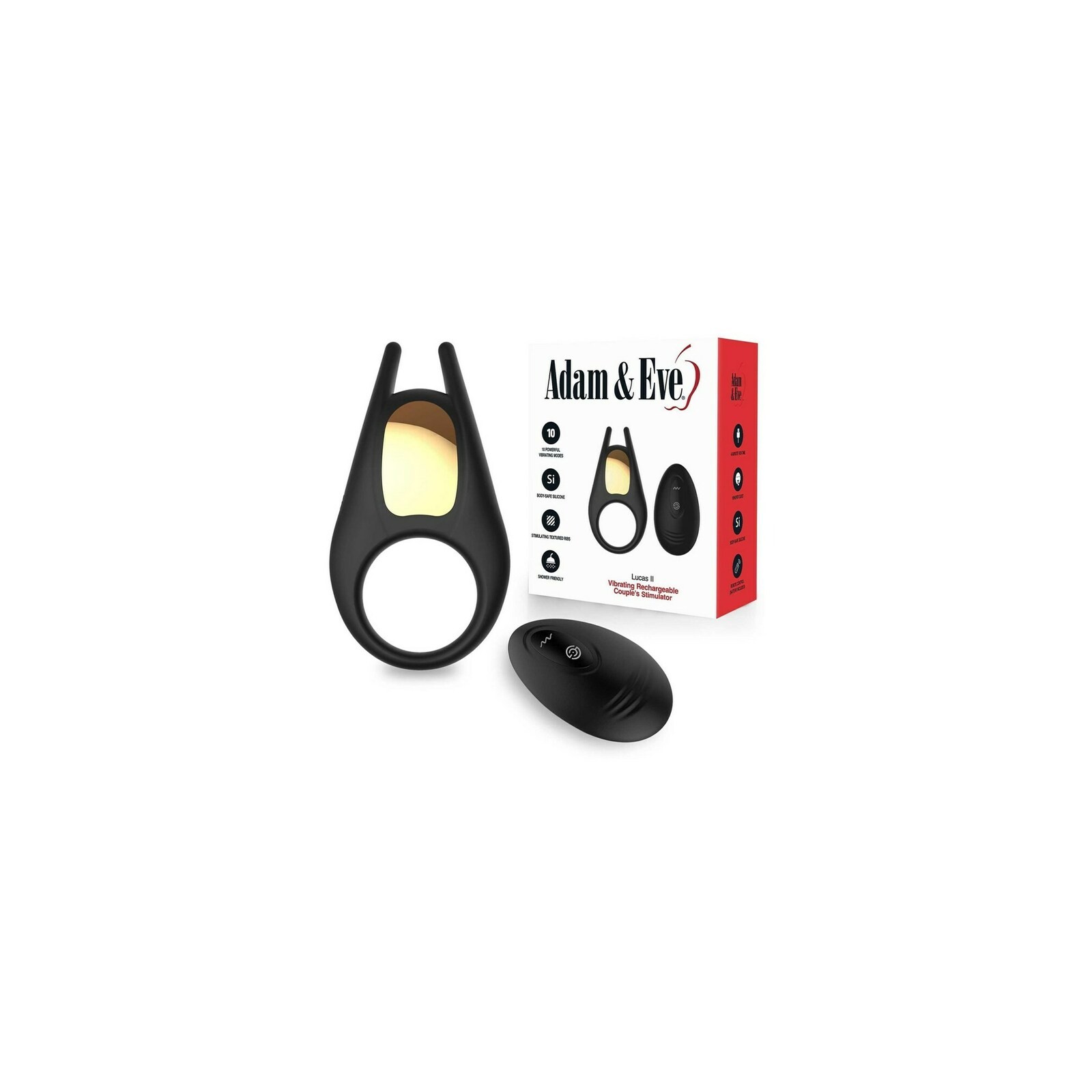 Adam & Eve Lucas II Rechargeable Couple's Stimulator