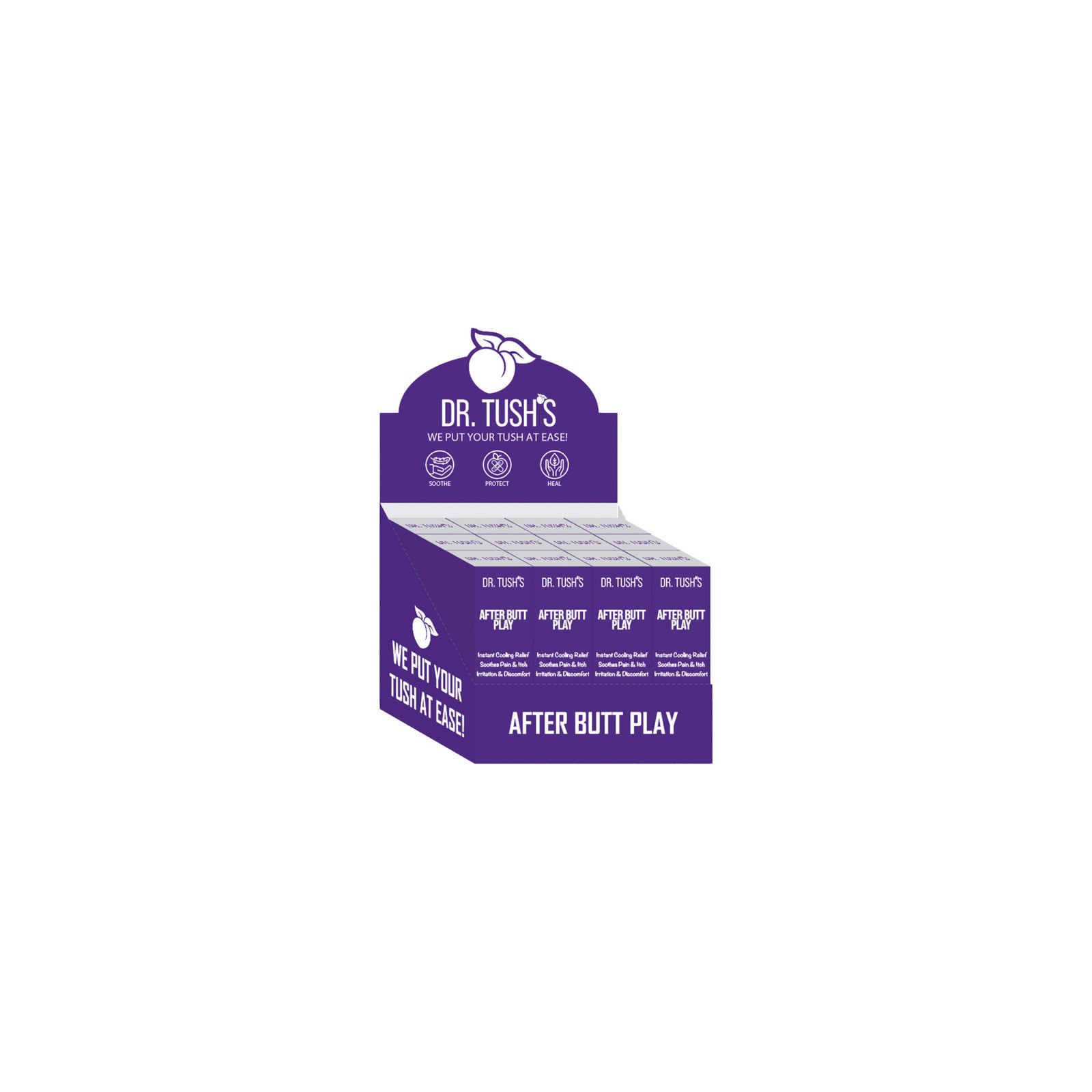 Dr. Tush After Butt Play Gel Purple Box 12-Pack