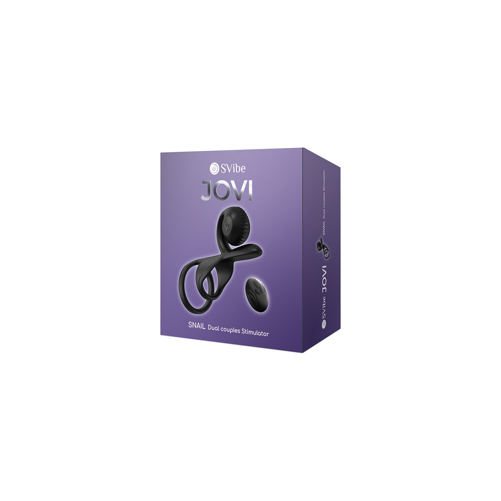 Anillo para Parejas SVibe JOVI Negro - Dispositivo de Placer Pareja