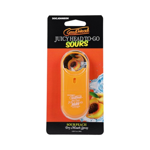 GoodHead Juicy Head Spray for Dry Mouth 0.3 oz. Sour Peach