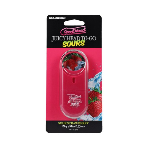 GoodHead Juicy Head Dry Mouth Spray To-Go Sour Strawberry