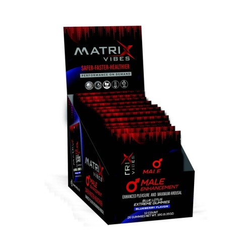 Matrix Male Enhancement Gummies Blueberry Flavor