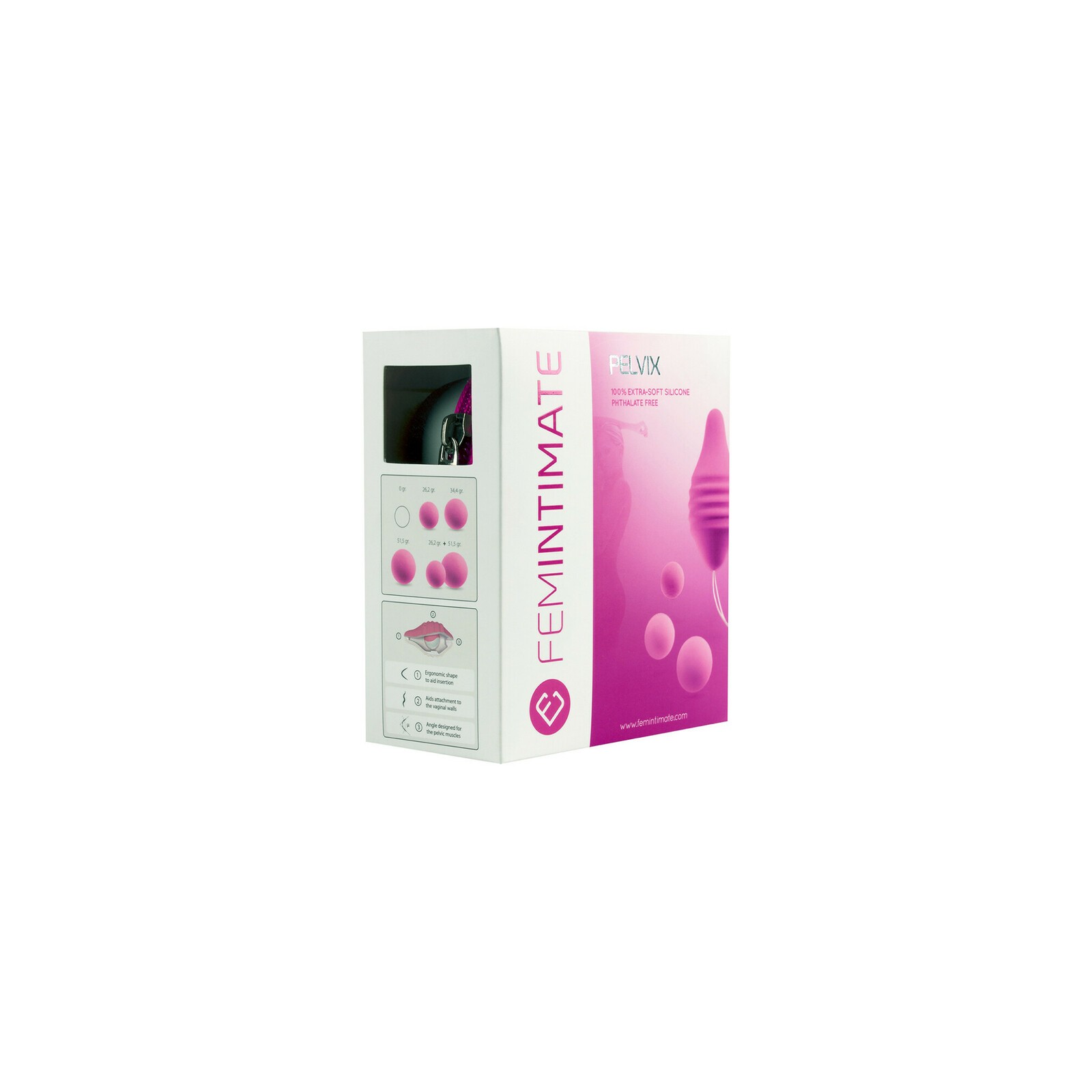 FEMINTIMATE Pelvix Ejercitador de Kegel para Fortalecimiento del Suelo Pélvico