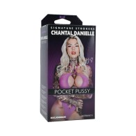 Stroking Signature Chantal Danielle ULTRASKYN Pocket Pussy Vainilla