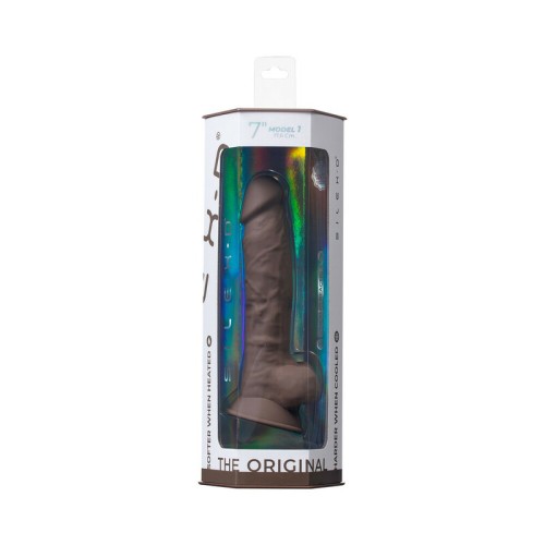 Dildo Original SILEX-D - 7 in. Chocolate