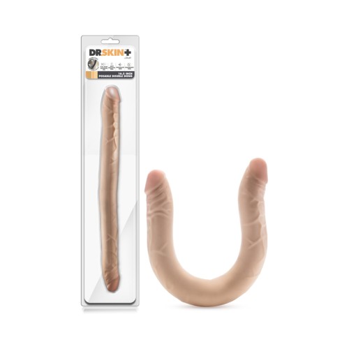 Dr. Skin Plus Posable Double Dong - 16.5 Inch Pleasure