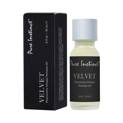 Aceite Perfume Pheromone Pure Instinct Gota de Terciopelo 0.5 oz.