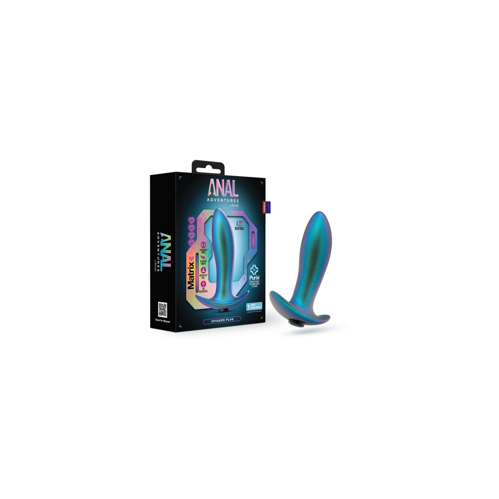 Anal Adventures Matrix Voyager Plug Neptune Teal