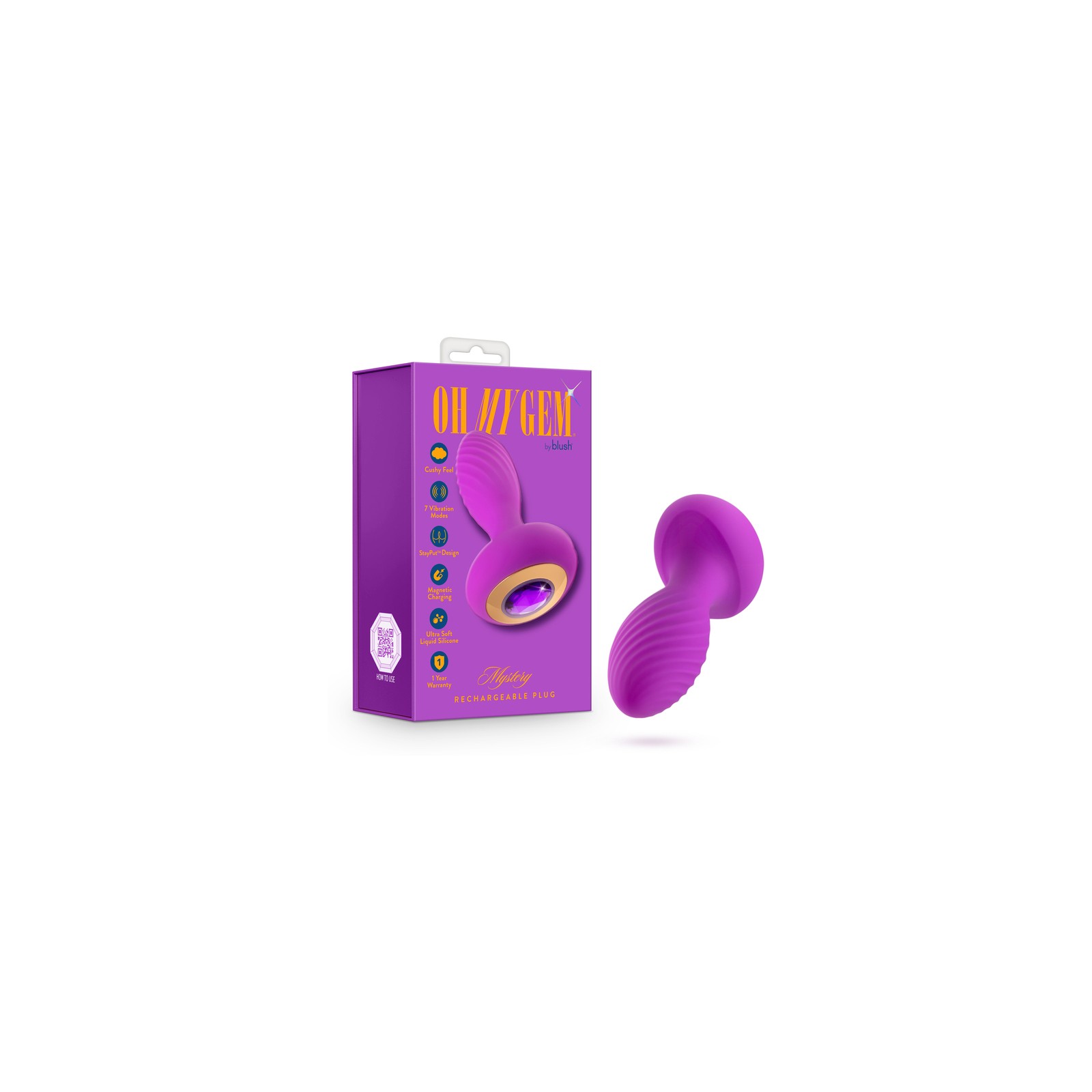 Plug Anal Oh My Gem Charm - Amatista