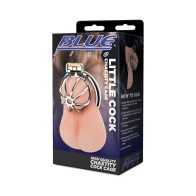 Blue Line Little Cock Chastity Cage