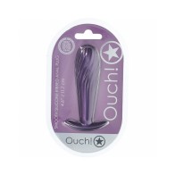 Ouch! Smooth Ribbed Anal Plug 4.6 in. for Ultimate Pleasure