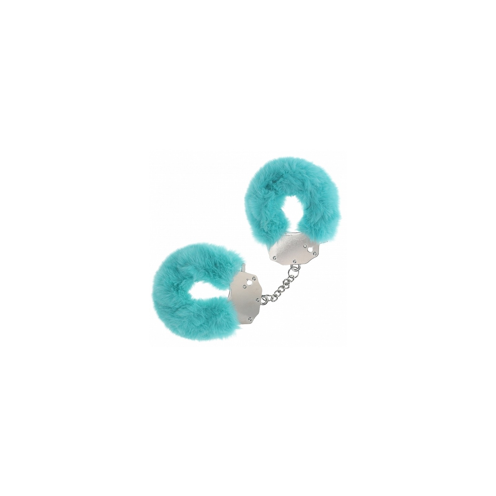 Ouch! Heavy-Duty Fluffy Handcuffs - Blue