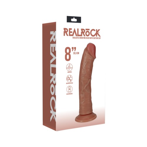 Pene Vibrador RealRock 8 in. - Placer Realista