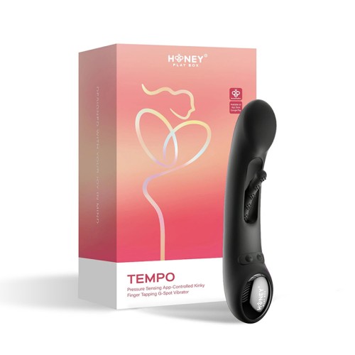 Honey Play Box Tempo Vibrador G-Punto Tactil Controlado por App Negro