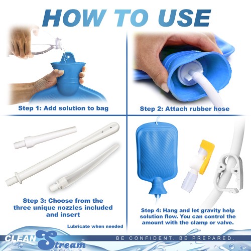 CleanStream Deluxe Shower Enema Kit