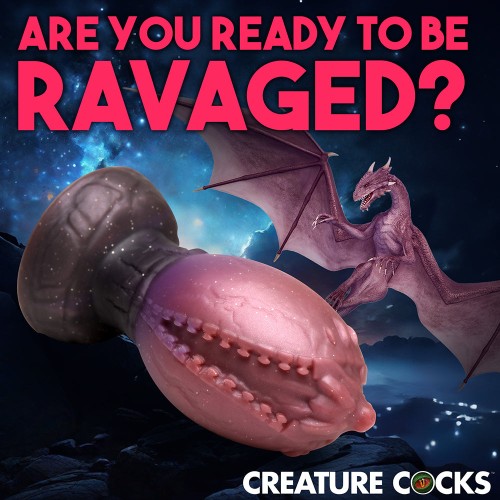 Creature Cocks Dragon Hatch Silicone Egg L