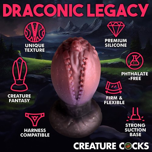 Creature Cocks Dragon Hatch Silicone Egg L