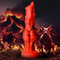 Creature Cocks Fire Hound Silicone Dildo