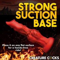 Creature Cocks Fire Hound Silicone Dildo