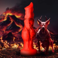 Creature Cocks Dildo de Silicona Fire Hound M